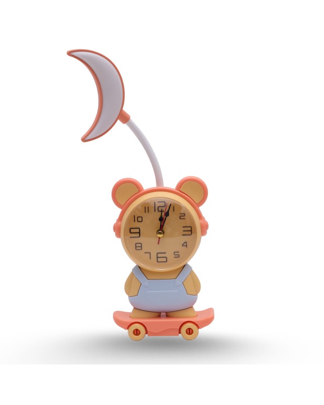 LAMPE + MONTRE CLOCK SUR SKATEBOARD