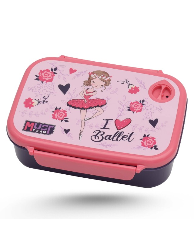 BOITE DINNER 800ML + COUVERCLE - MUST TEAM - I ♥ BALLET