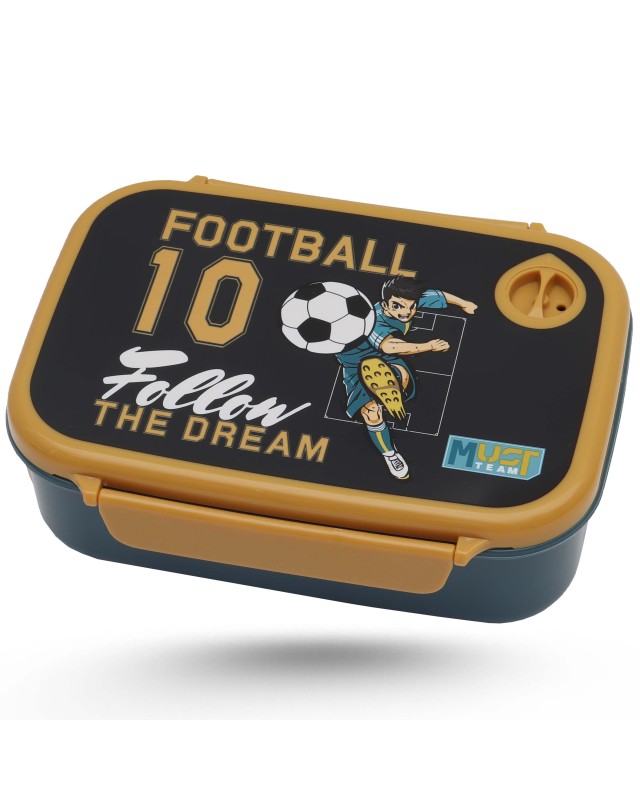 BOITE DINNER 800ML + COUVERCLE - MUST TEAM - FOOTBALL