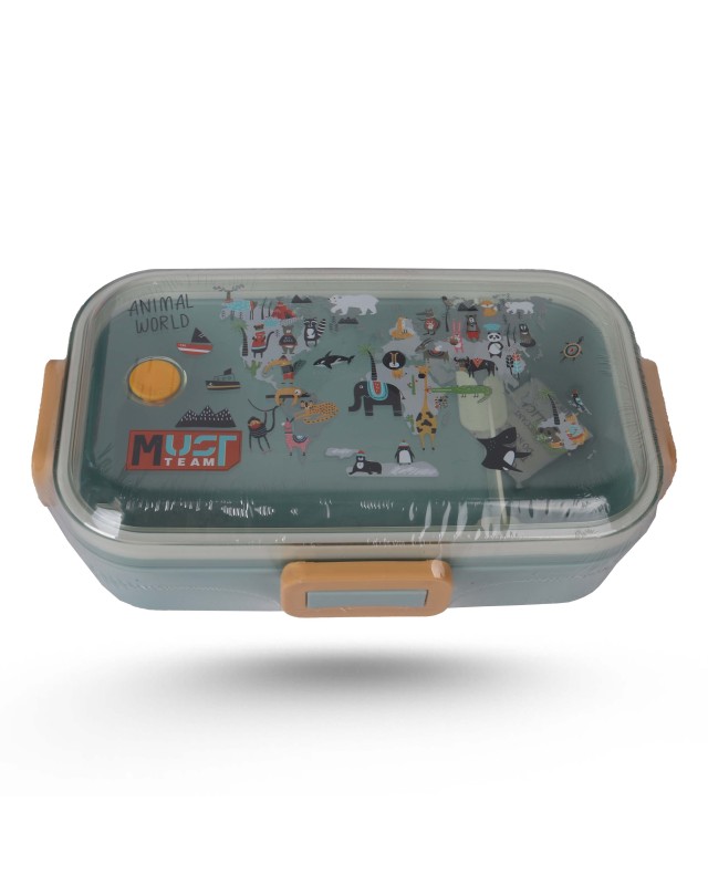 BOITE DINNER 700ML FANTAISIE - MUST TEAM - JUNGLE ANIMALS