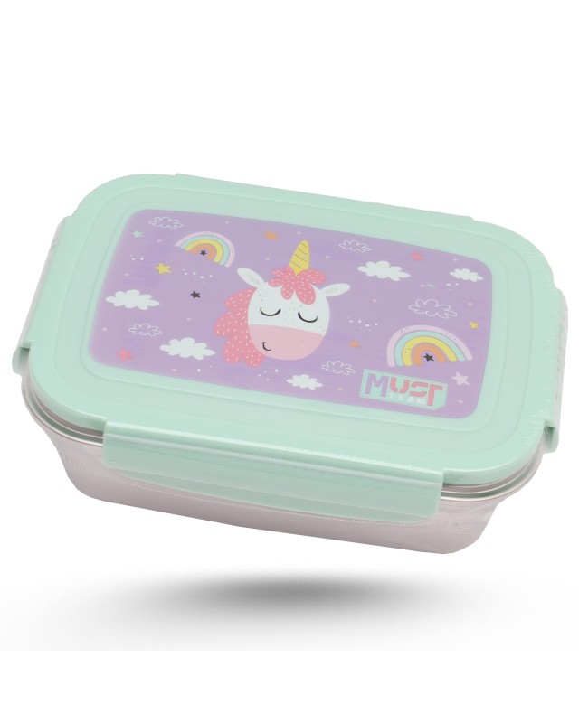 BOITE DINNER 900ML METAL MUST TEAM - MOTIF GIRL