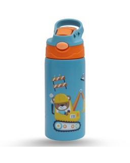 BOUTEILLE D'EAU 400ML METAL - MUST TEAM - BEAR