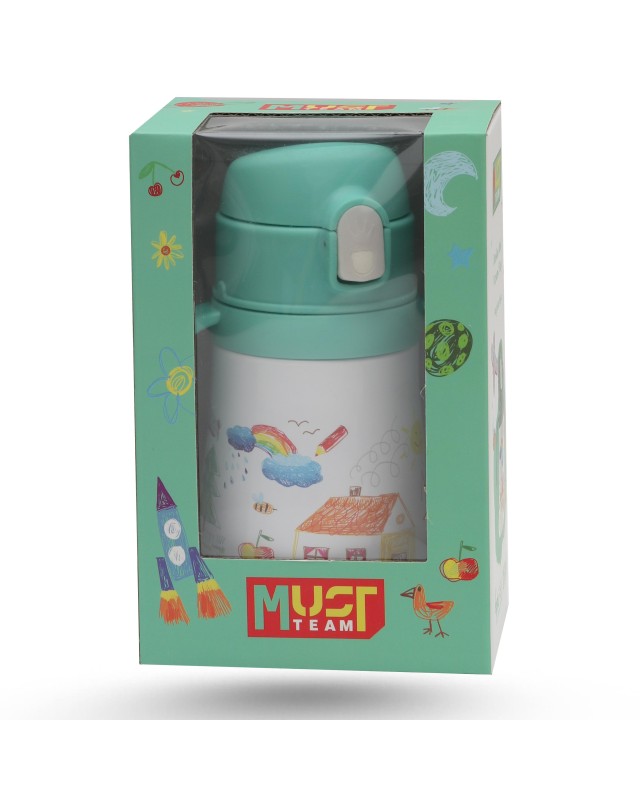 BOUTEILLE D'EAU 350ML METAL - MUST TEAM