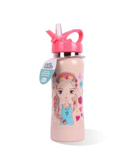 BOUTEILLE D'EAU 500ML METAL MOTIF MUST