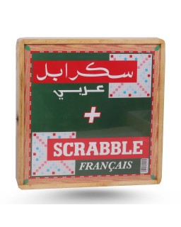 COFFRET SCRABBLE SIMPLE ARABE + FRANÇAIS