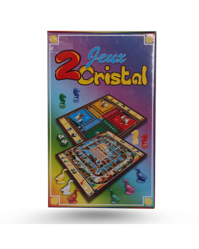 2 JEUX CHEVAUX + L'OIE CRISTAL