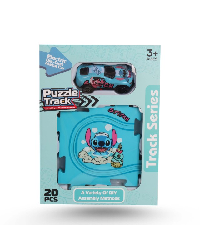 PUZZLE TRACK 20 PIÈCES - STITCH