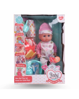 COFFRET POUPÉE + ACCESSOIRES