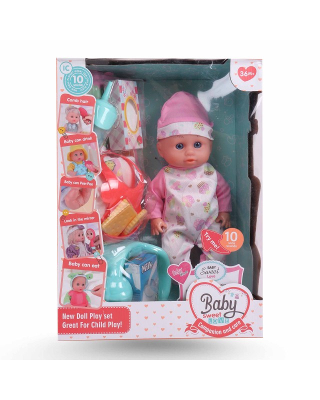 COFFRET POUPÉE + ACCESSOIRES