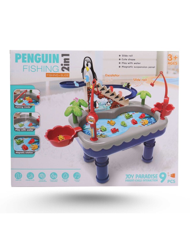TABLE FISHING PENGUIN 2IN1
