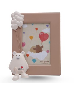 CADRE PHOTO CARRÉ FRAME - LOVELY OURS