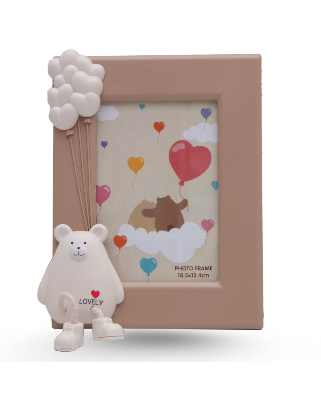 CADRE PHOTO CARRÉ FRAME - LOVELY OURS