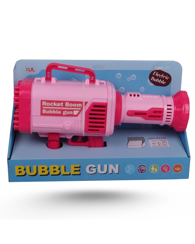 PISTOLET BUBBLE GUN GEANT