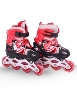 Chaussures de patinage rouge