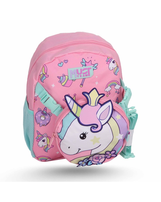 SAC A DOS ENFANT + SAC ÉPAULE - MUST TEAM - UNICORN