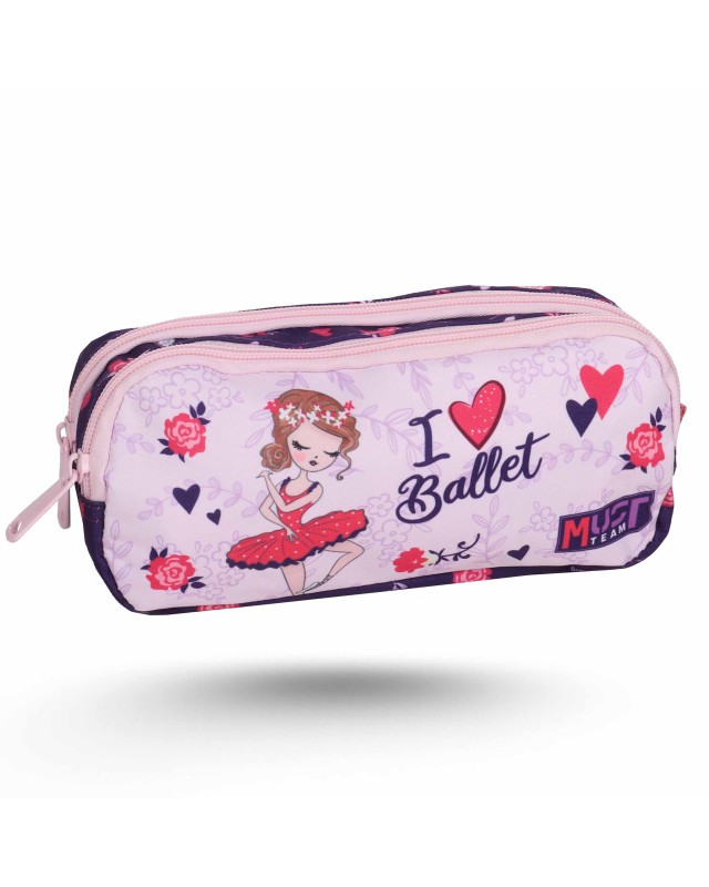 TROUSSE 2 POCHES - MUST TEAM - I ♥ BALLET