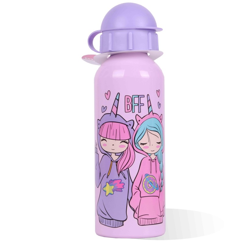 BOUTEILLE D'EAU 500ML METAL B/G MUST GIRL