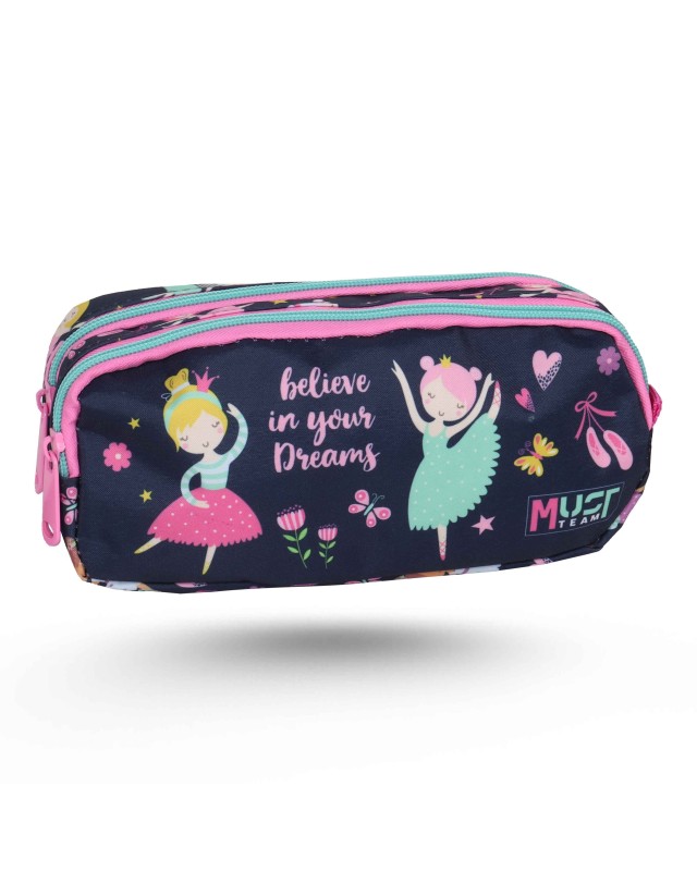TROUSSE 2 POCHES - MUST TEAM - BELIEVE IN YOUR DREAMS