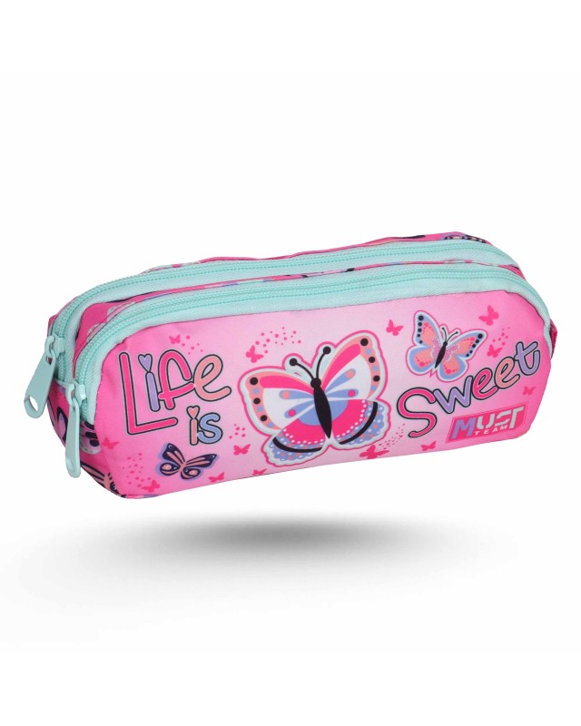 TROUSSE 2 POCHES - MUST TEAM - LIFE IS SWEET