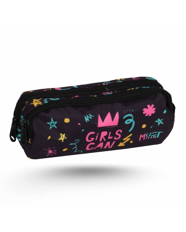 TROUSSE 2 POCHES - MUST TEAM - GIRLS CAN