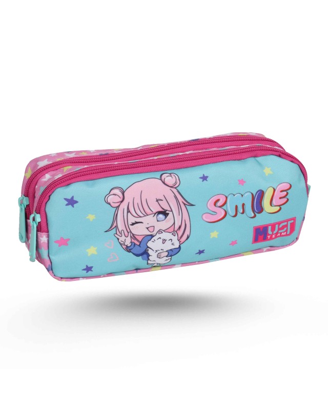 TROUSSE 2 POCHES - MUST TEAM - SMILE