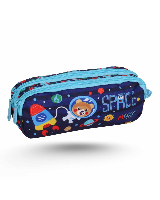 TROUSSE 2 POCHES - MUST TEAM - SPACE BEAR