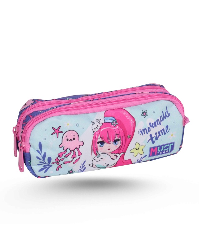 TROUSSE 2 POCHES - MUST TEAM - MERMAID TIME