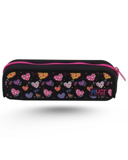 TROUSSE SILICONE - MUST TEAM - NOIR MOTIF GIRLS
