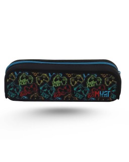 TROUSSE SILICONE - MUST TEAM - NOIR MOTIF BOYS
