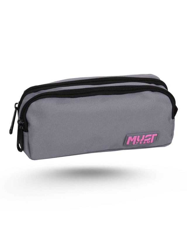 TROUSSE 2 POCHES UNI - MUST TEAM - GRIS