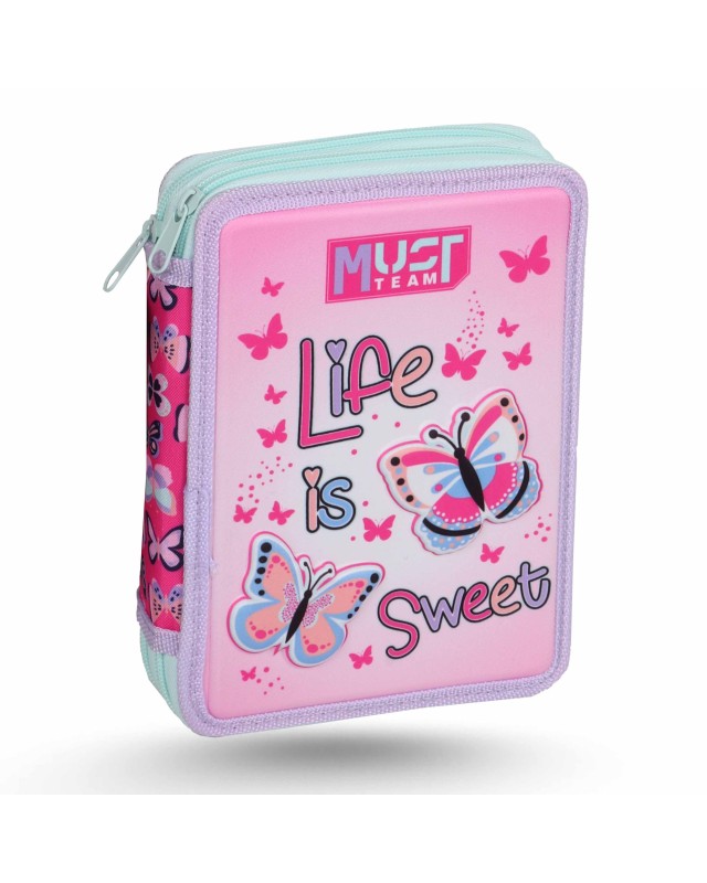 TROUSSE PLAT 2 POCHES - MUST TEAM - LIFE IS SWEET
