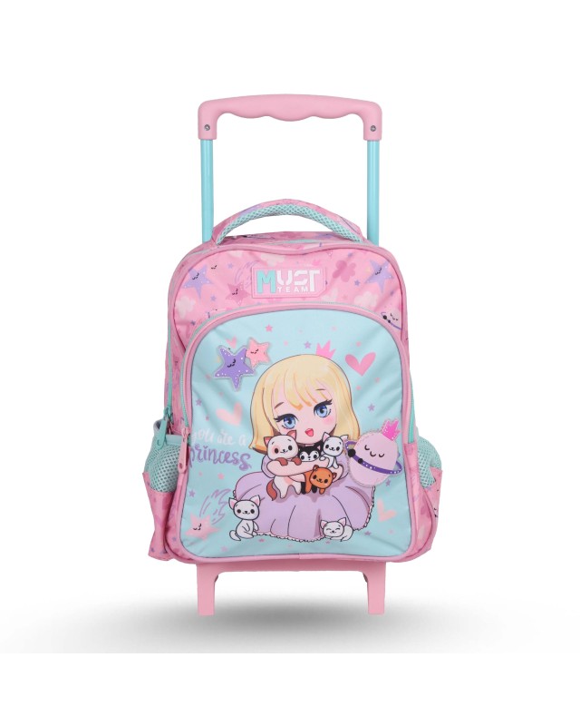 SAC A DOS ENFANT TROLLEY - MUST TEAM - YOU ARE A PRINCESS
