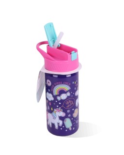 BOUTEILLE D'EAU 500ML METAL MOTIF MUST