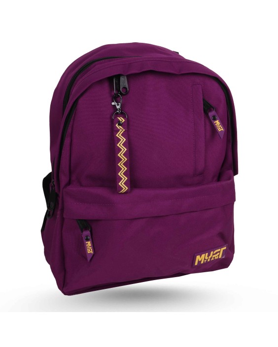 SAC A DOS 2 POCHES MUST TEAM - VIOLET & JAUNE
