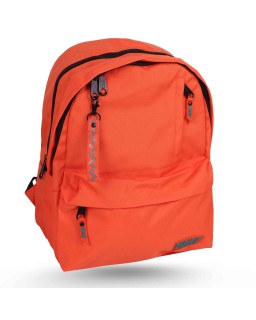 SAC A DOS 2 POCHES MUST TEAM - ORANGER & VERT