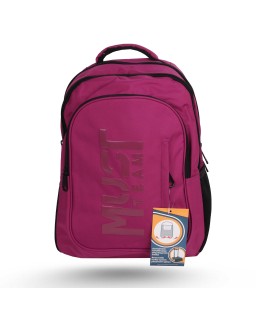 SAC A DOS MUST TEAM - 3 POCHES - VIOLET