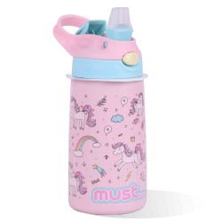 BOUTEILLE D'EAU 400ML METAL MUST MOTIF