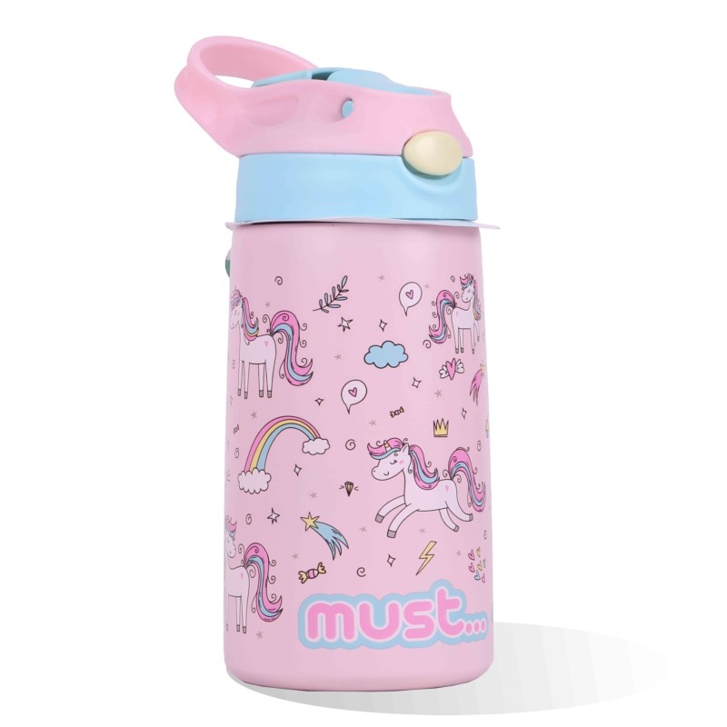 BOUTEILLE D'EAU 400ML METAL MUST MOTIF