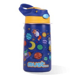 BOUTEILLE D'EAU 400ML METAL MUST MOTIF