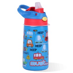 BOUTEILLE D'EAU 400ML METAL MUST MOTIF