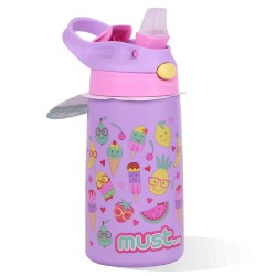 BOUTEILLE D'EAU 400ML METAL MUST MOTIF