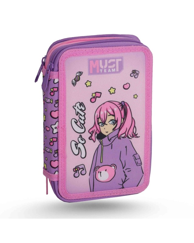 TROUSSE PLAT 3 POCHES - MUST TEAM - SO CUTE