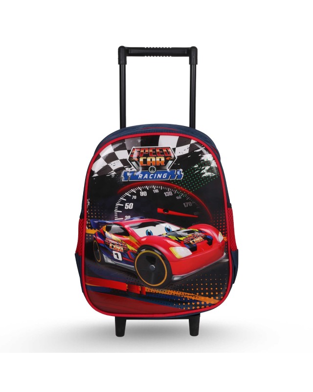 SAC ENFANT AVEC CHARIOT - SMART BAG - CARS