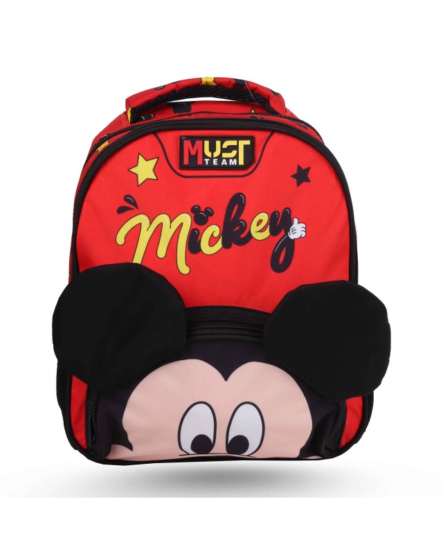 SAC A DOS ENFANT MUST TEAM DISNEY - MICKEY ROUGE