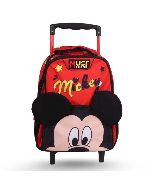 SAC A DOS ENFANT TROLLEY - MUST TEAM DISNEY - MICKEY ROUGE