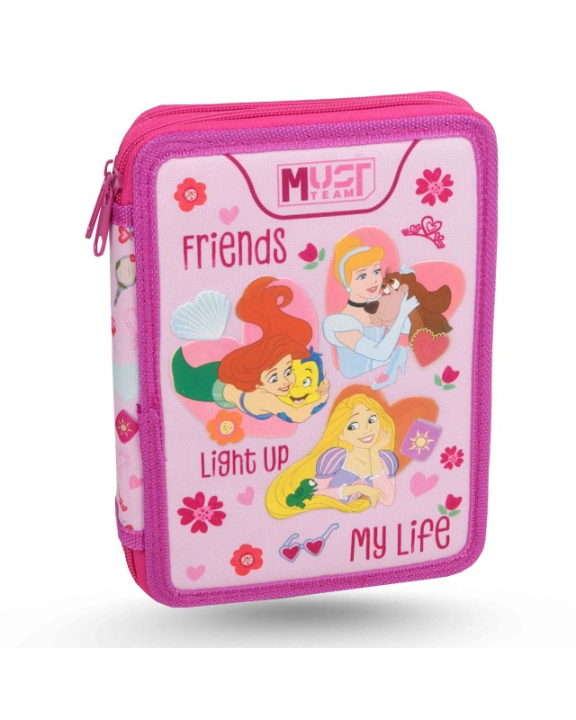 TROUSSE PLAT 2 POCHES - MUST TEAM DISNEY - PRINCESS