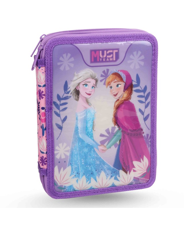 TROUSSE PLAT 2 POCHES - MUST TEAM DISNEY - FROZEN VIOLET PASTEL