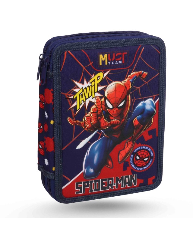 TROUSSE PLAT 2 POCHES - MUST TEAM DISNEY - SPIDERMAN