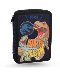TROUSSE PLAT 2 POCHES - MUST TEAM DISNEY - T.REX