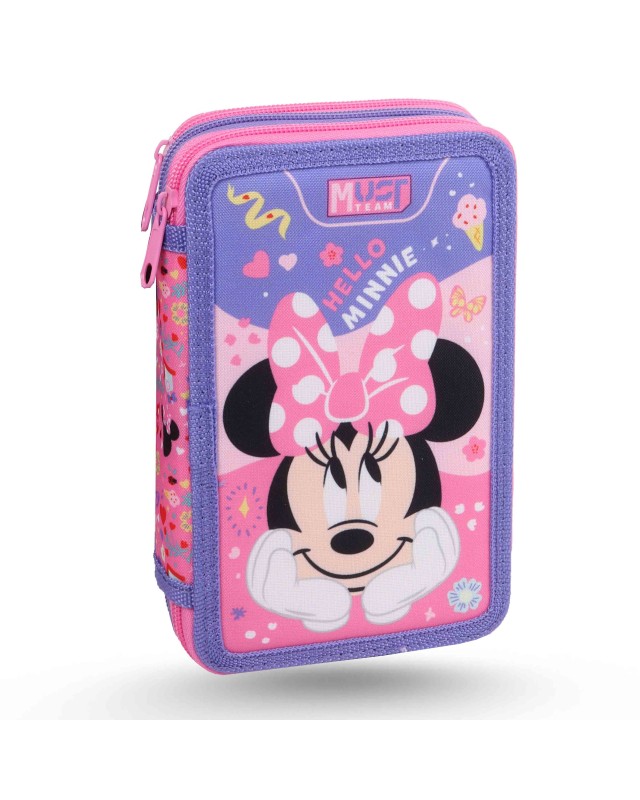 TROUSSE PLAT 3 POCHES - MUST TEAM DISNEY - HELLO MINNIE